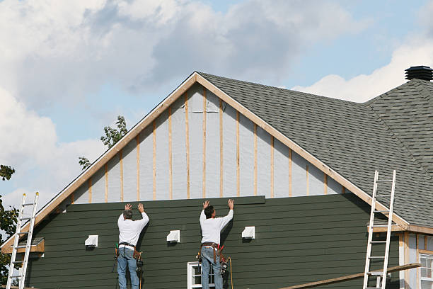 Professional Storm Damage Siding Repair technician working in McKnightstown, PA